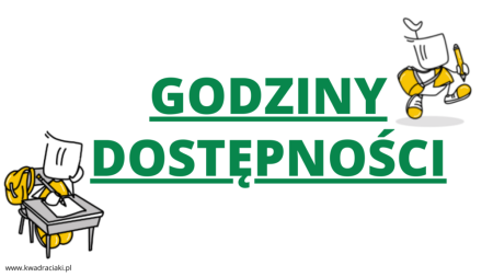 GODZINY DOSTĘPNOŚCI NAUCZYCIELI - MAJ