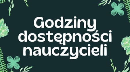 GODZINY DOSTĘPNOŚCI