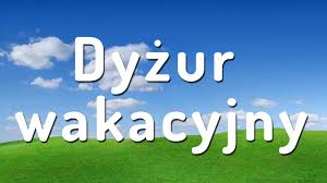 Dyżur wakacyjny w przedszkolach
